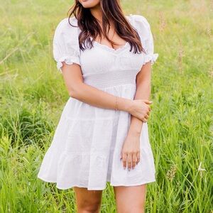 Francesca's Collections White Mini Dress